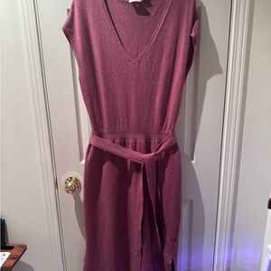 Anthropologie Mauve Midi Dress
